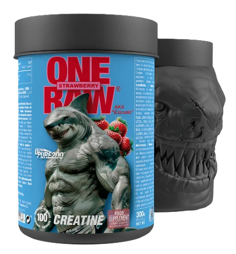 Raw One Creatine Ultra Pure 200mesh 300g Straw