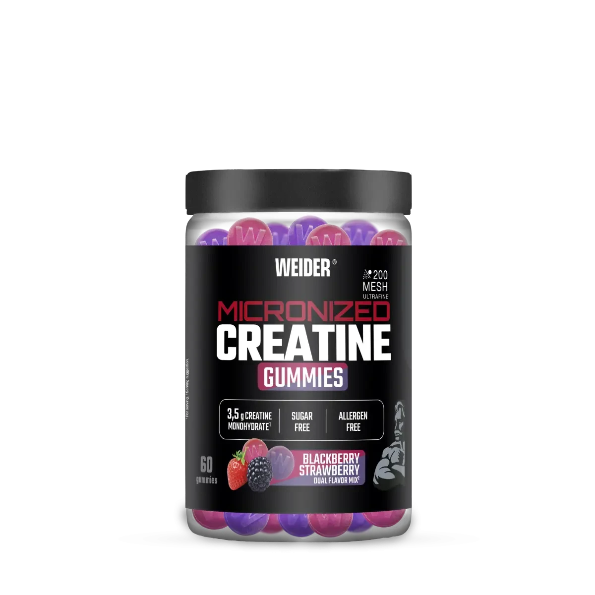 MICRONIZED CREATINE 60 GUMMIES DUAL FLAVOR