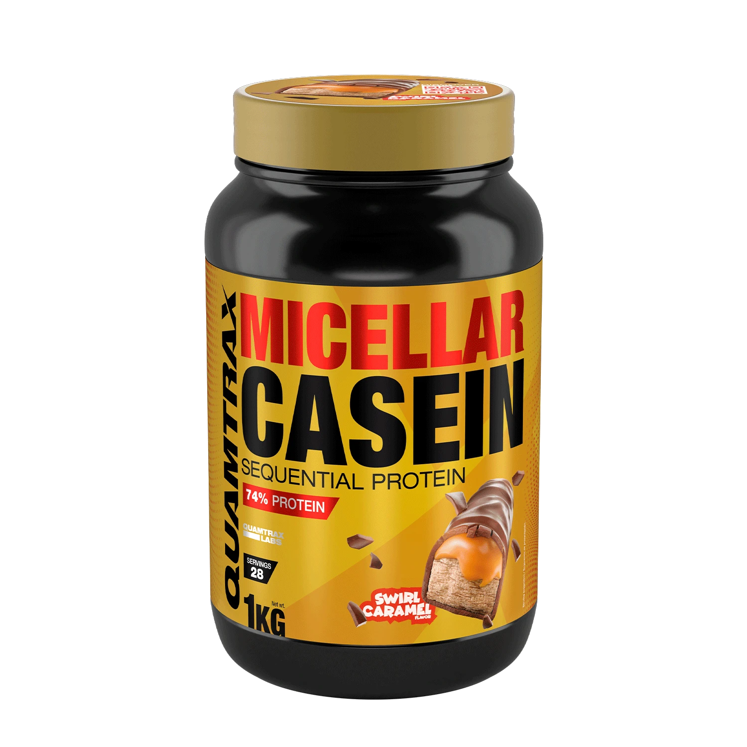 MICELLAR CASEIN 1KG SWIRL CARAMEL