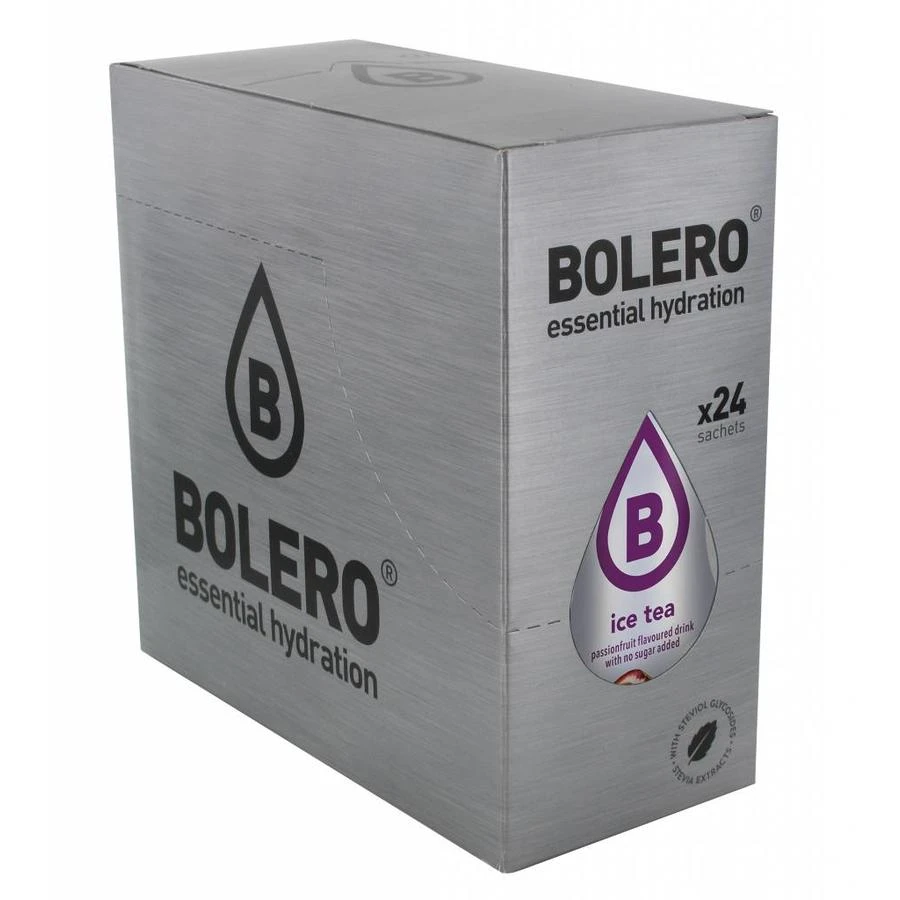 Sobre Bolero Essential Hydration 9g Te Negro Fruta de la Pasion